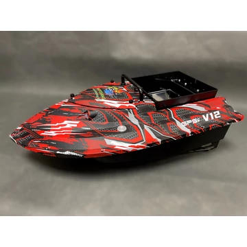 V12 GPS RED etetőhajó by Manuowell táskával