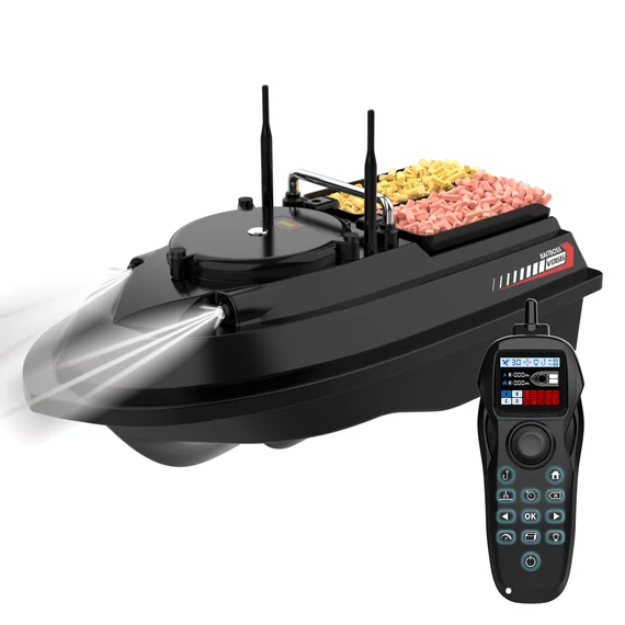 Flytec V066 GPS 2 tálcás etetőhajó ajándékokkal