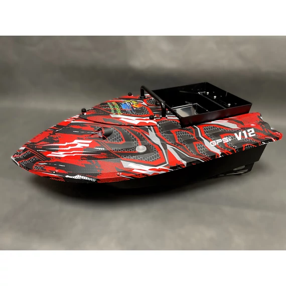 V12 GPS RED etetőhajó by Manuowell táskával