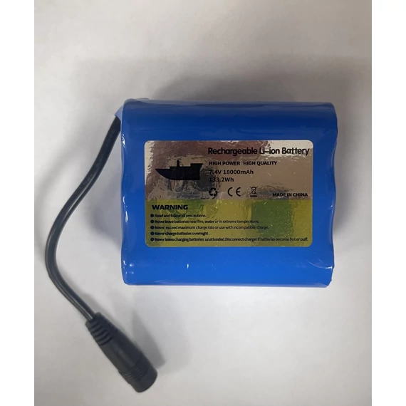 etetőhajó akkumulátor 18000 mAh 7,4V Flytec