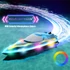 Kép 16/16 - Flytec V006 RC Speedboat – 30 km/h, 7 színű LED fényekkel (Kék)